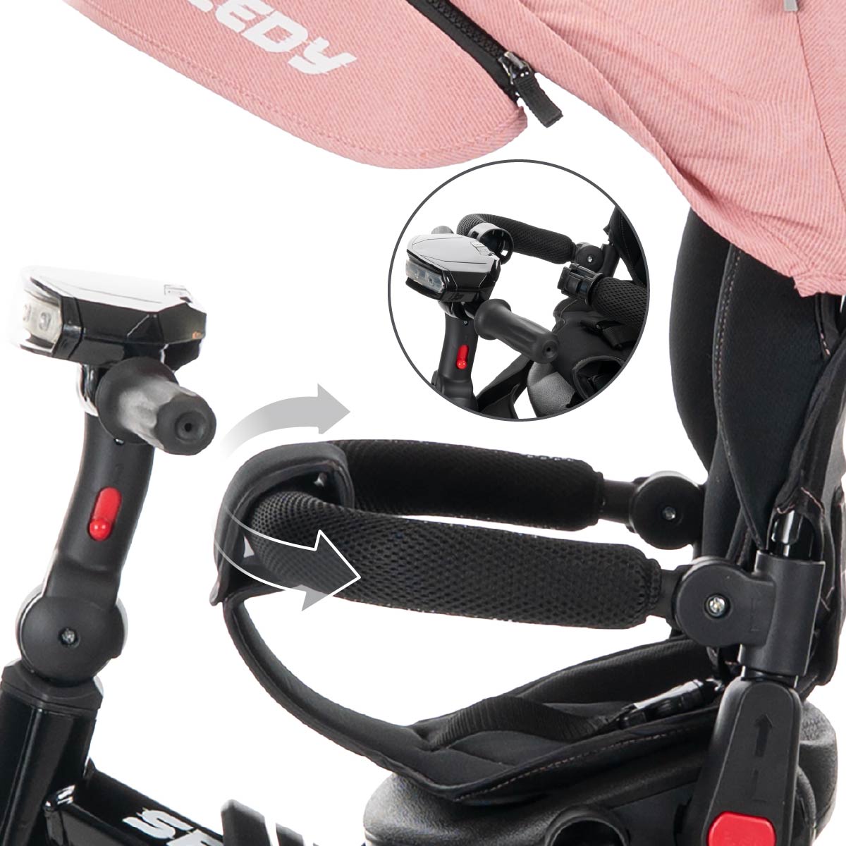 Lorelli Speedy Air - rowerek trójkołowy | Pink