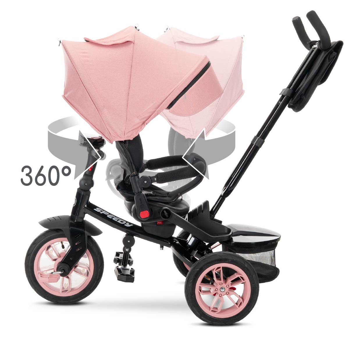 Lorelli Speedy Air - rowerek trójkołowy | Pink