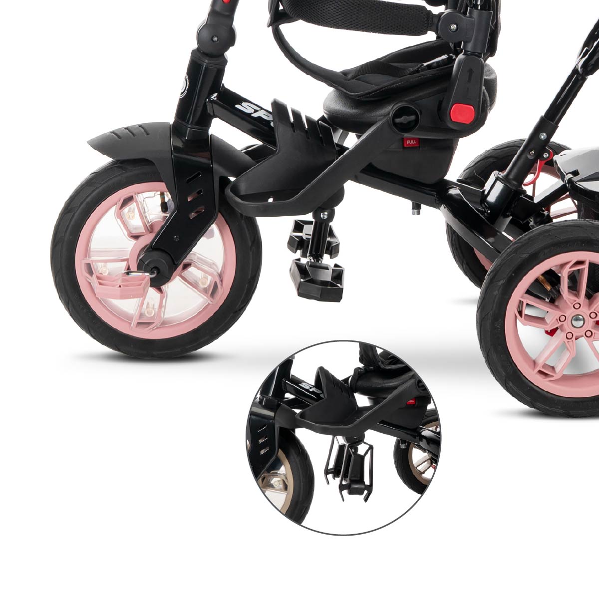 Lorelli Speedy Air - rowerek trójkołowy | Pink