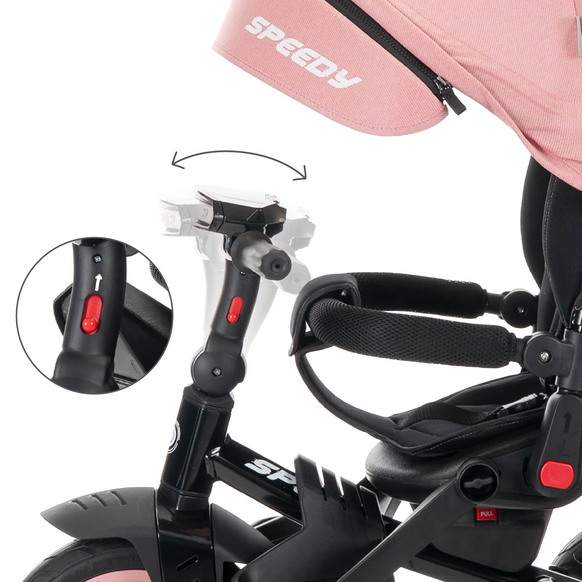 Lorelli Speedy Air - rowerek trójkołowy | Pink