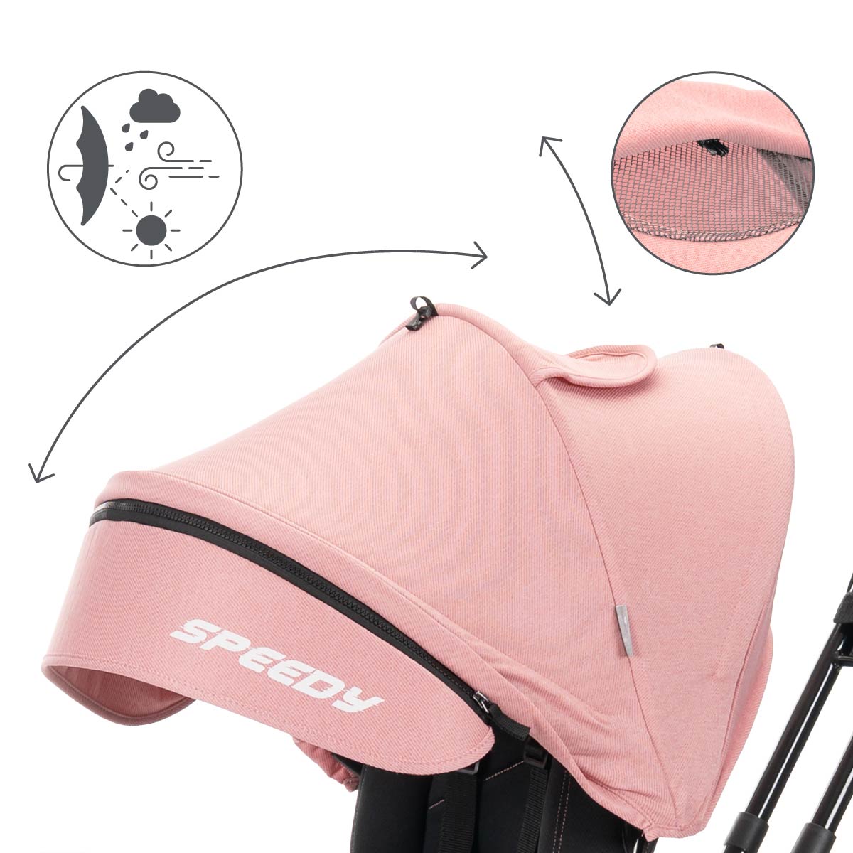 Lorelli Speedy Air - rowerek trójkołowy | Pink