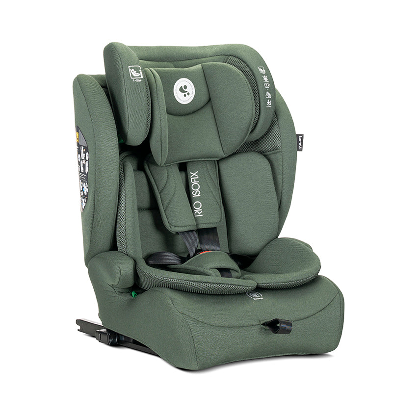 Lorelli Rio - fotelik i-Size 76-150 cm ISOFIX | Green