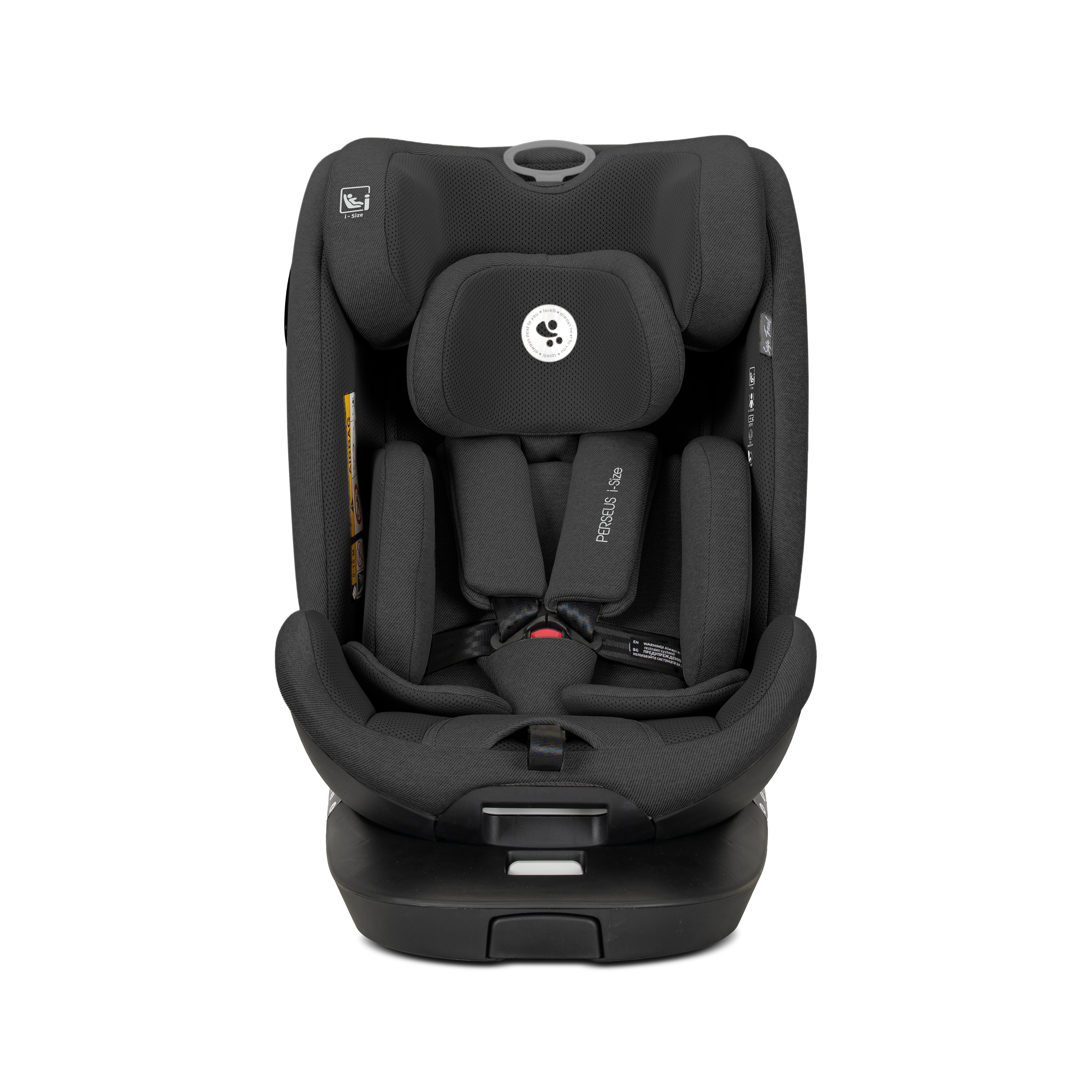 Lorelli Perseus - fotelik samochodowy 360 obrotowy Isofix 40-150cm I-Size |Black