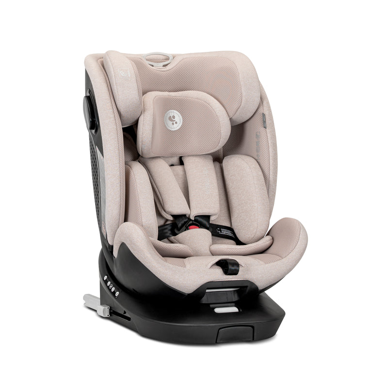 Lorelli Perseus - fotelik samochodowy 360 obrotowy Isofix 40-150cm I-Size |Beige