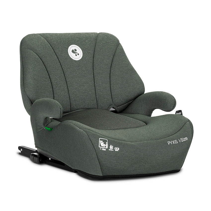 Lorelli Pyxis - podkładka podwyższenie z oparciem ISOFIX 125-150cm | Green