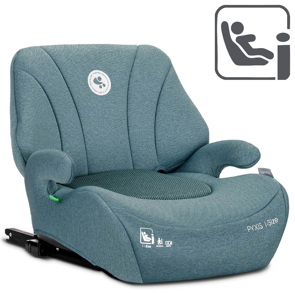 Lorelli Pyxis - podkładka podwyższenie z oparciem ISOFIX 125-150cm | Blue