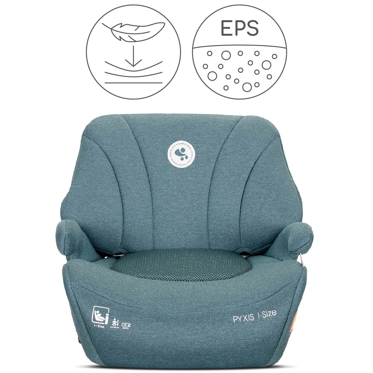 Lorelli Pyxis - podkładka podwyższenie z oparciem ISOFIX 125-150cm | Blue