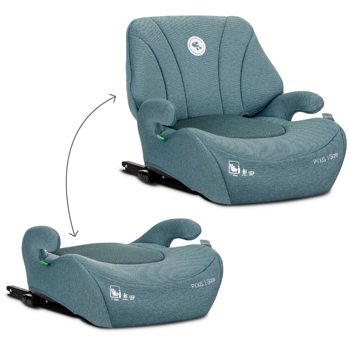 Lorelli Pyxis - podkładka podwyższenie z oparciem ISOFIX 125-150cm | Blue