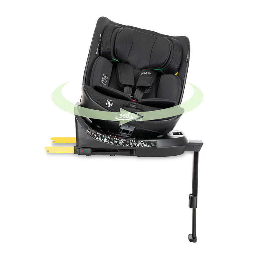 Lorelli Solaris - fotelik i-Size ISOFIX 40-150cm 360 SPS | Black