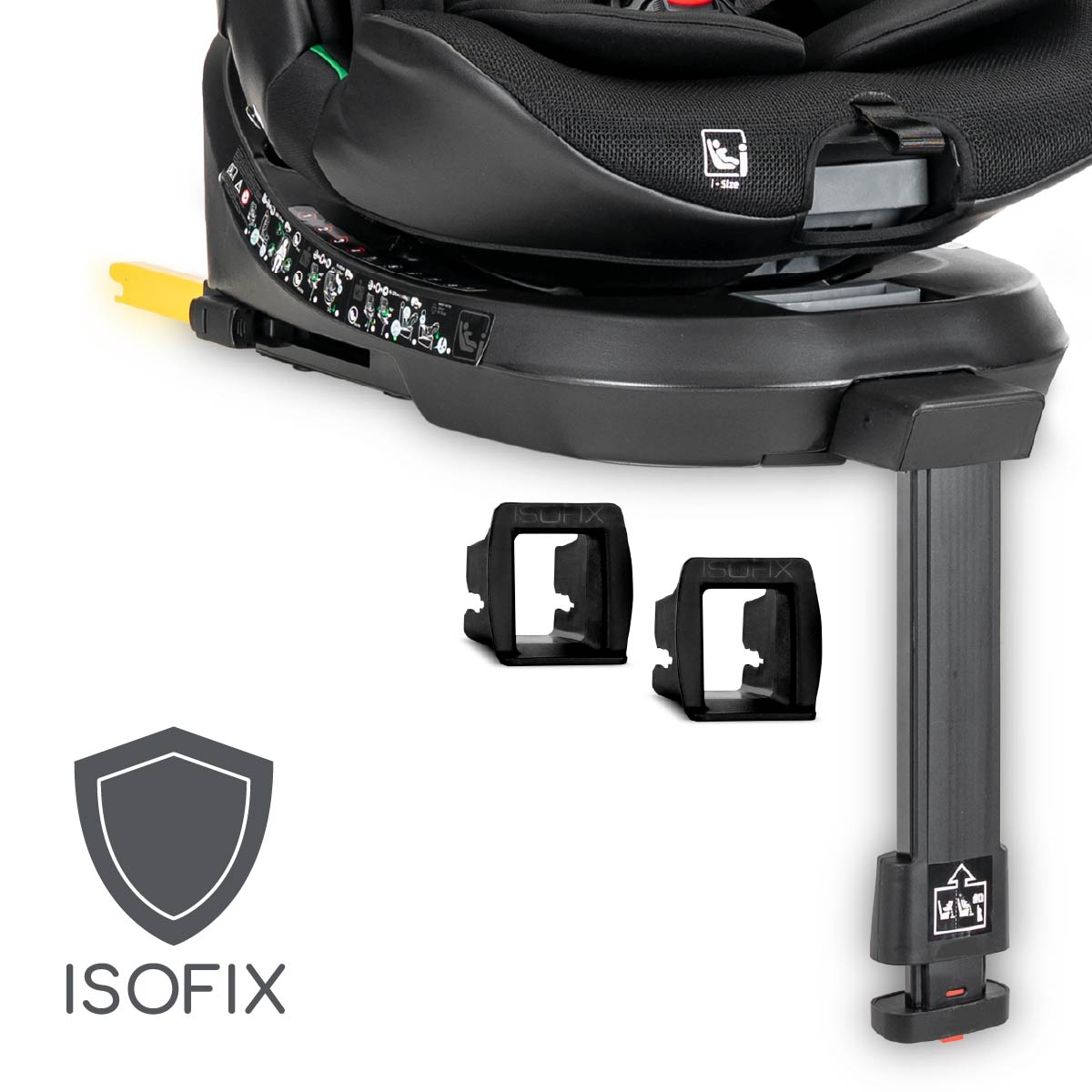 Lorelli Solaris - fotelik i-Size ISOFIX 40-150cm 360 SPS | Black