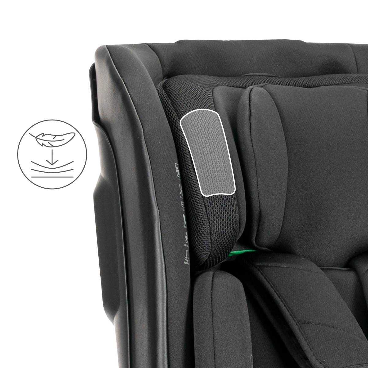 Lorelli Solaris - fotelik i-Size ISOFIX 40-150cm 360 SPS | Black