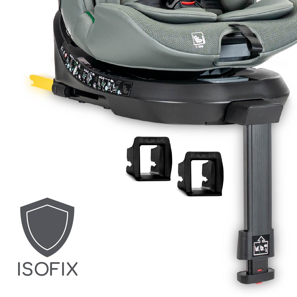 Lorelli Solaris - fotelik i-Size ISOFIX 40-150cm 360 SPS | Green