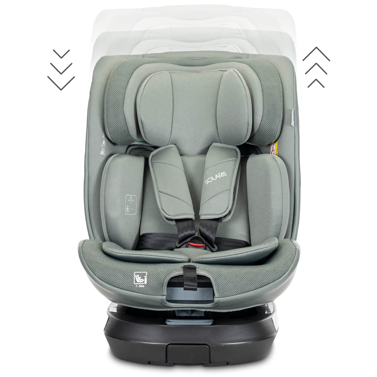 Lorelli Solaris - fotelik i-Size ISOFIX 40-150cm 360 SPS | Green