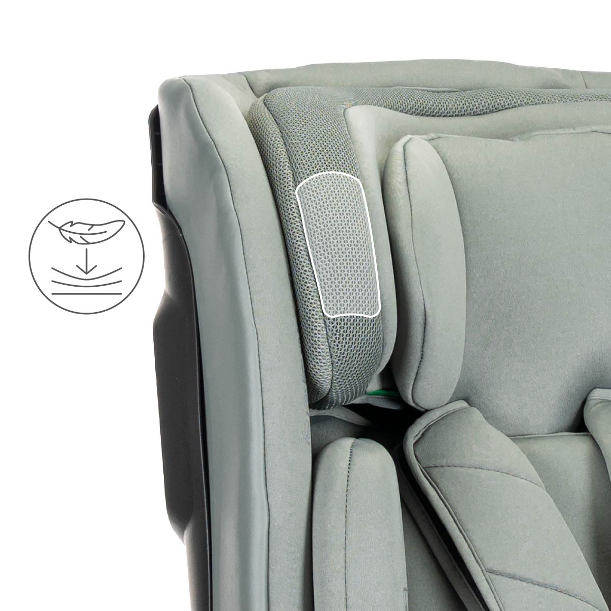 Lorelli Solaris - fotelik i-Size ISOFIX 40-150cm 360 SPS | Green