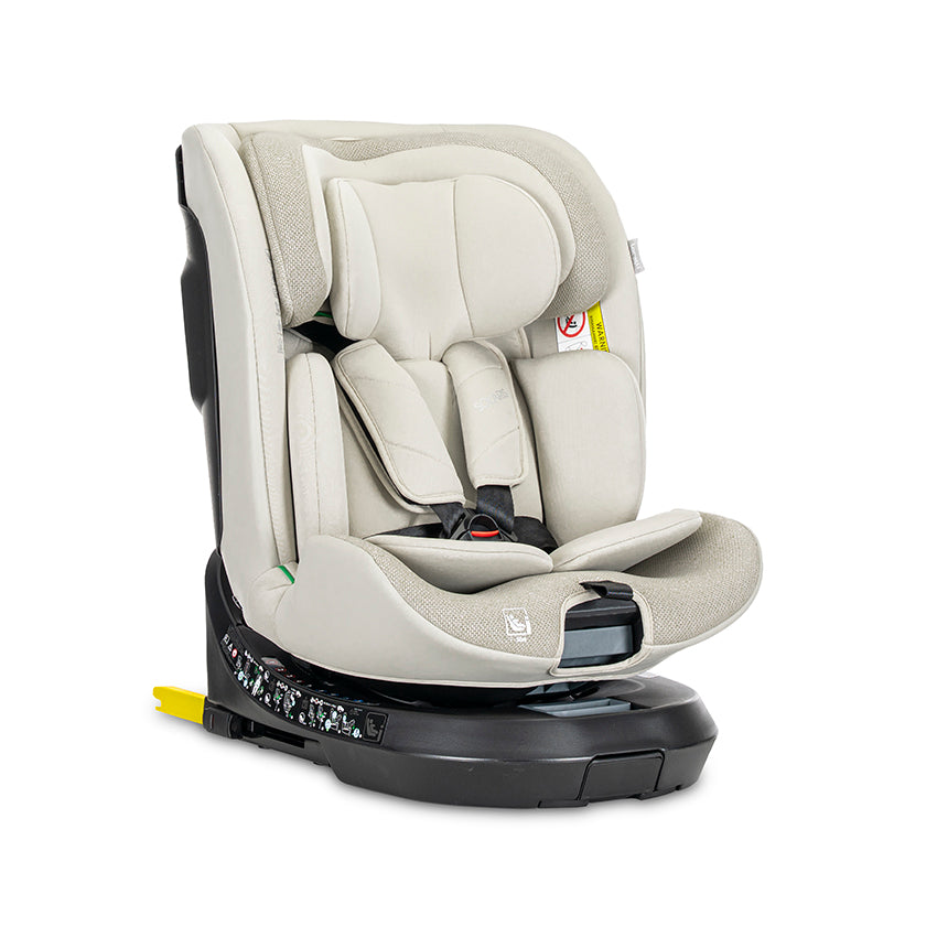 Lorelli Solaris - fotelik i-Size ISOFIX 40-150cm 360 SPS | Beige