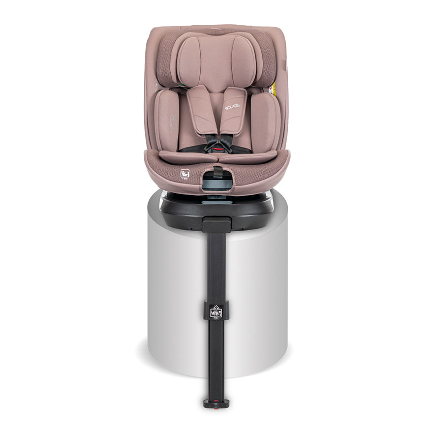 Lorelli Solaris - fotelik i-Size ISOFIX 40-150cm 360 SPS | Pink