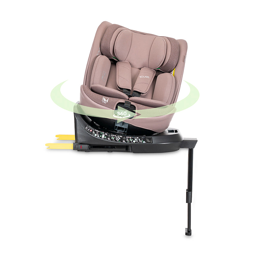 Lorelli Solaris - fotelik i-Size ISOFIX 40-150cm 360 SPS | Pink
