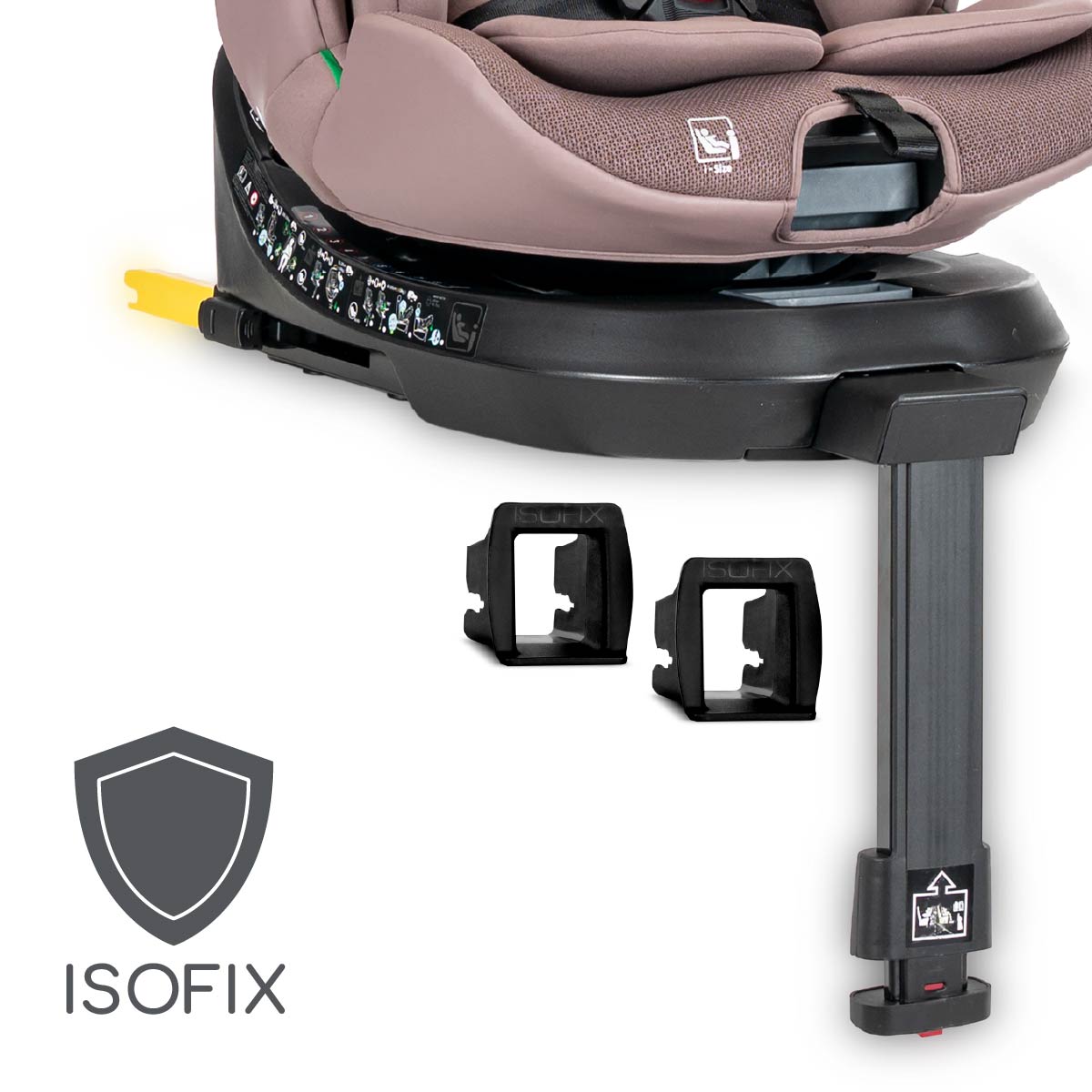 Lorelli Solaris - fotelik i-Size ISOFIX 40-150cm 360 SPS | Pink