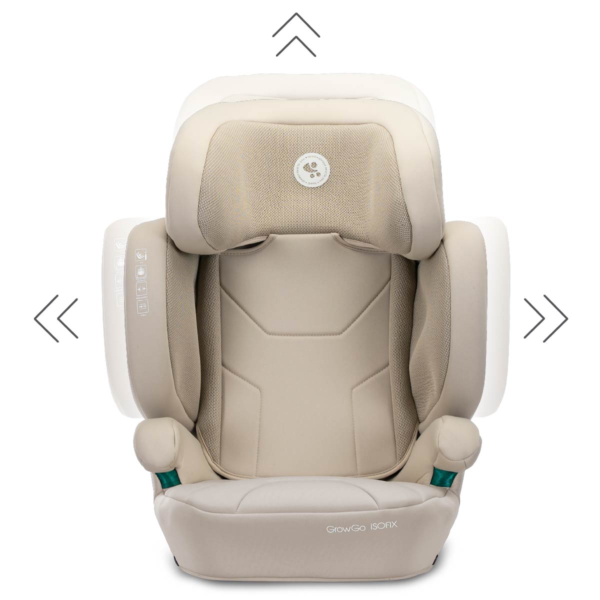 Lorelli Growgo - fotelik składany Isofix 100-150 I-Size | Beige
