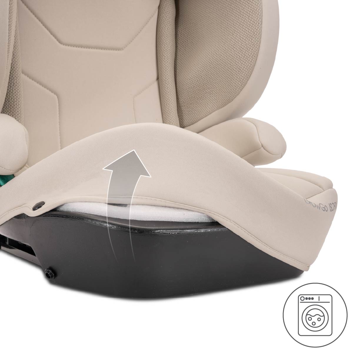 Lorelli Growgo - fotelik składany Isofix 100-150 I-Size | Beige