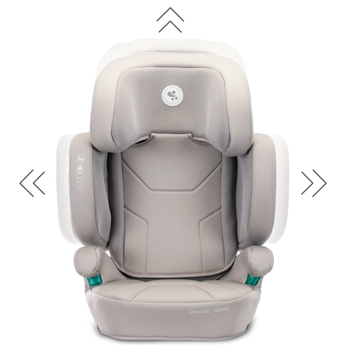 Lorelli Growgo - fotelik składany Isofix 100-150 I-Size | Grey