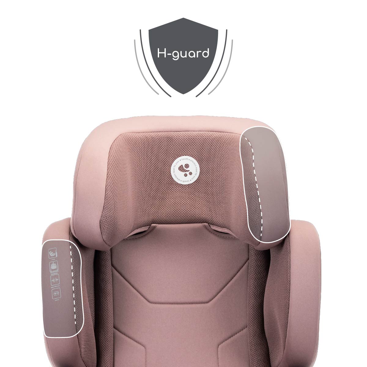 Lorelli Growgo - fotelik składany Isofix 100-150 I-Size | Pink