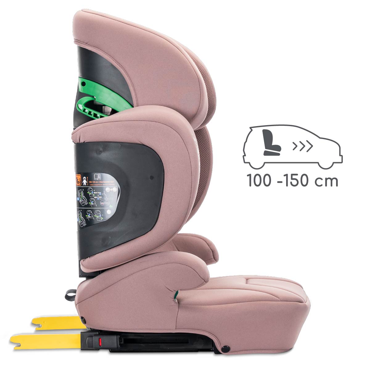 Lorelli Growgo - fotelik składany Isofix 100-150 I-Size | Pink