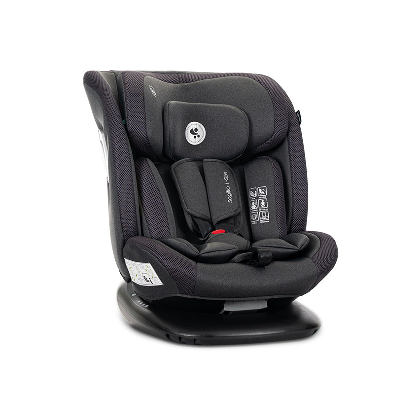 Lorelli Sagitta - fotelik i-Size 40-150cm 360 | Black