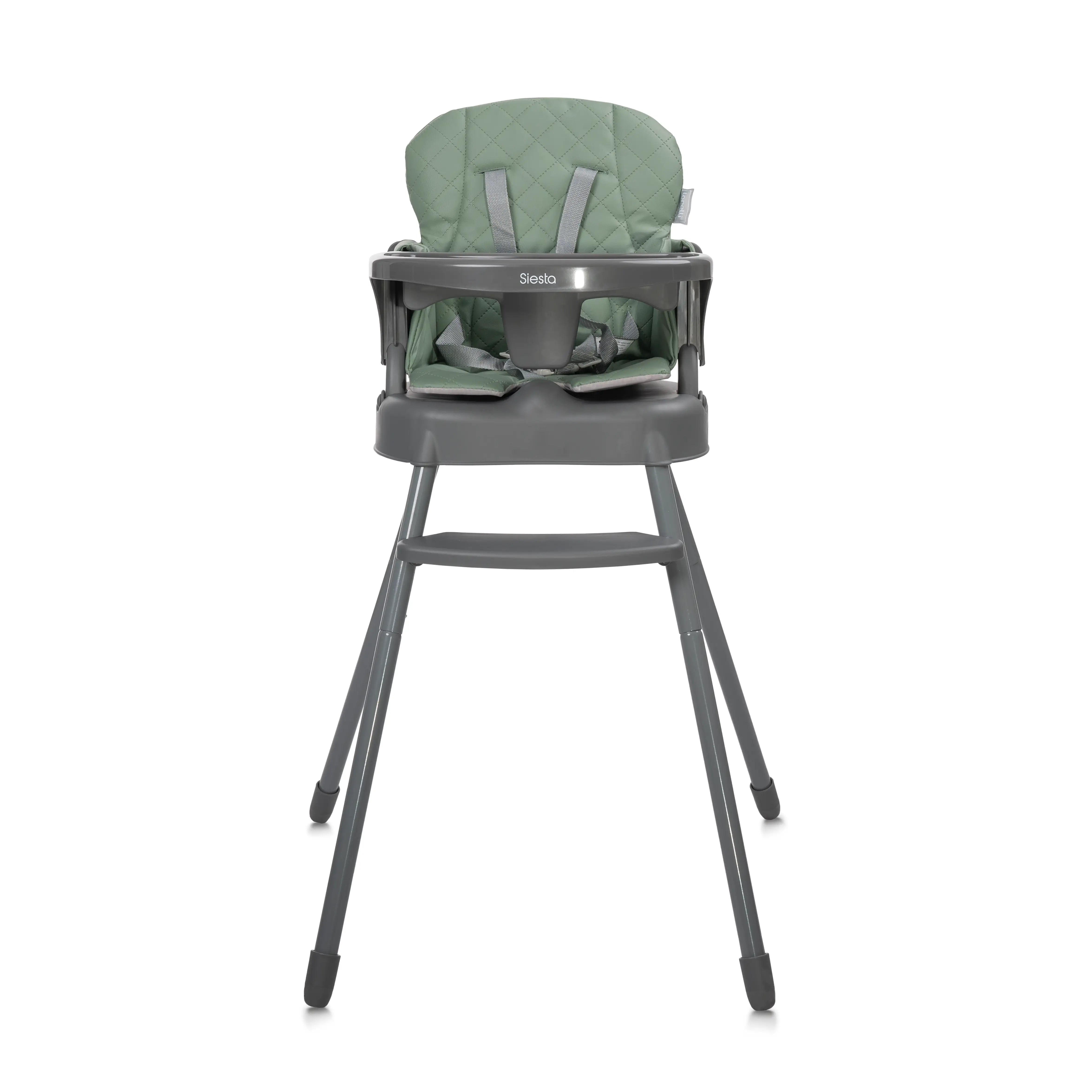 Lorelli Siesta - krzesełko do karmienia 3w1 | Green Leather