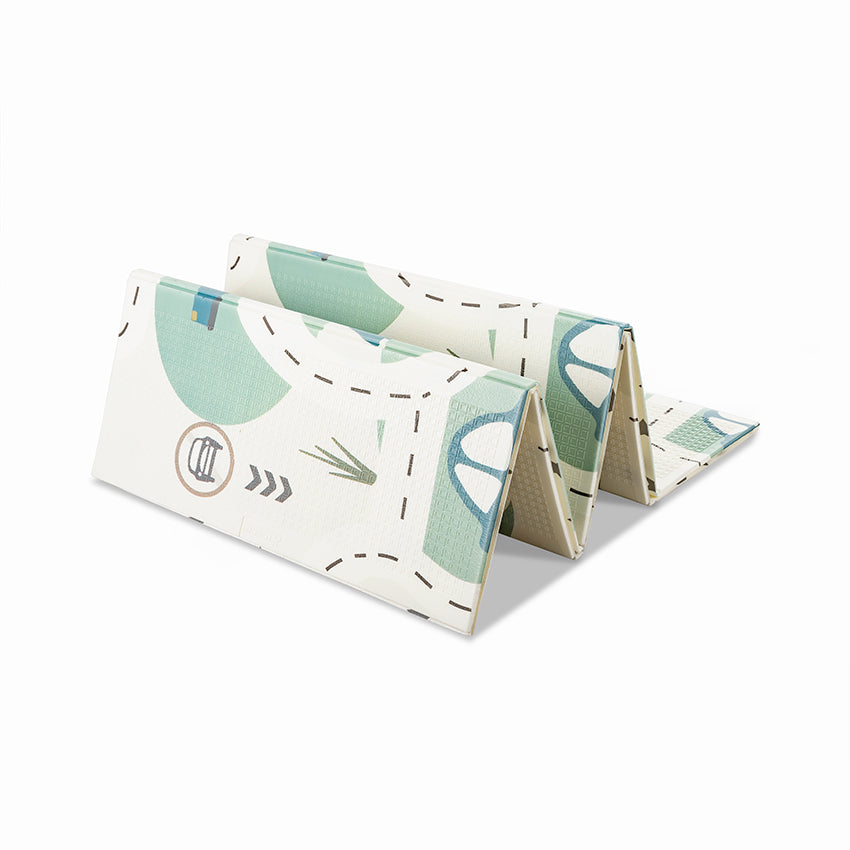 Lorelli Playmat - składana mata do zabawy 180-200cm | Funny City & Stars