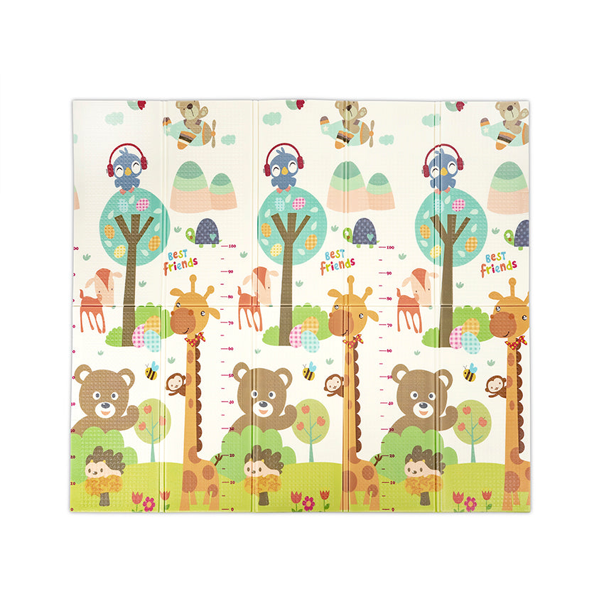 Lorelli Playmat - składana mata do zabawy 180-200cm | Best Friends & Stars