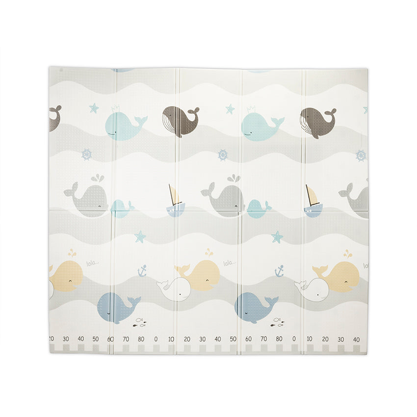 Lorelli Playmat - składana mata do zabawy 180-200 cm |Waves & Stars