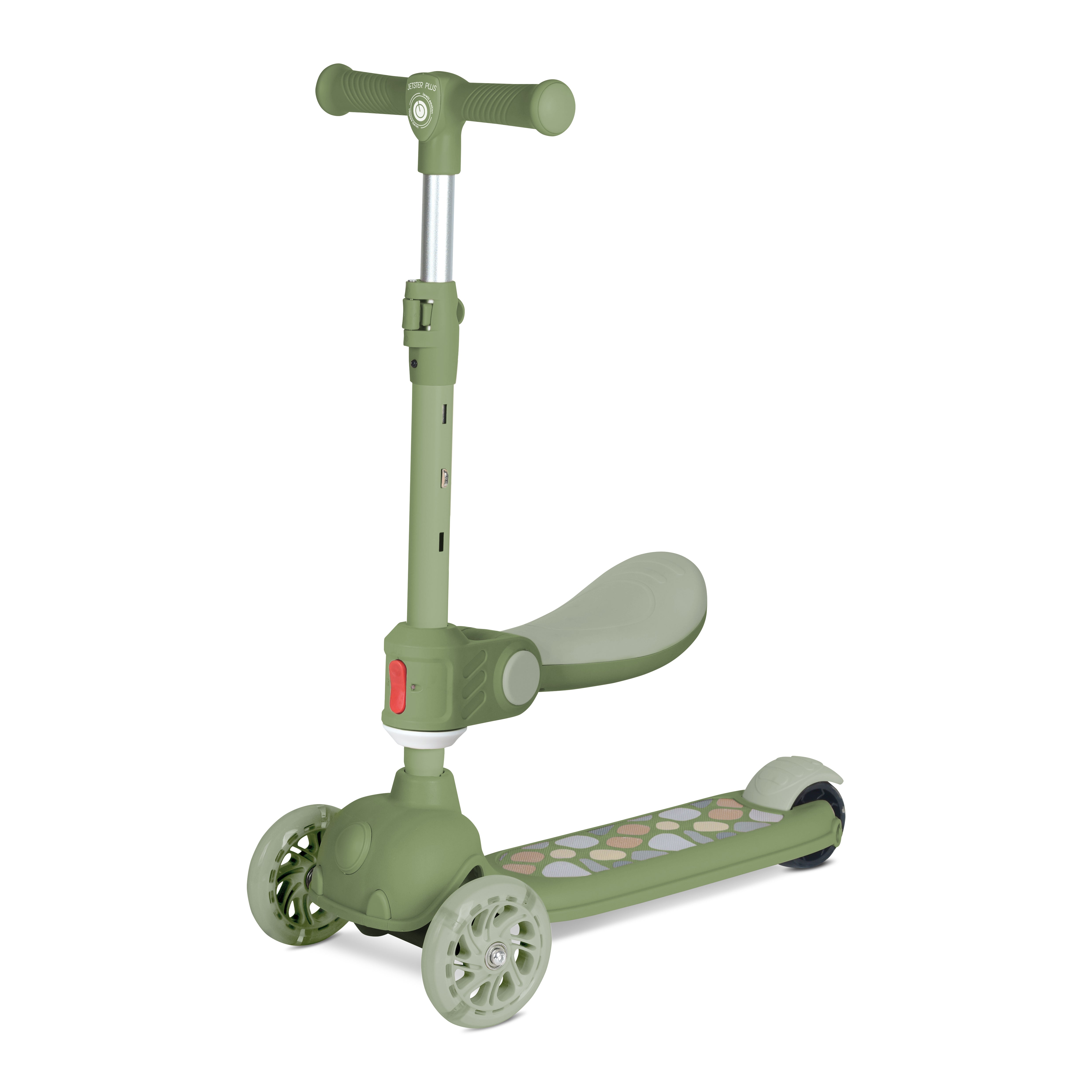 Lorelli Jetster Plus  - hulajnoga trójkołowa | Green