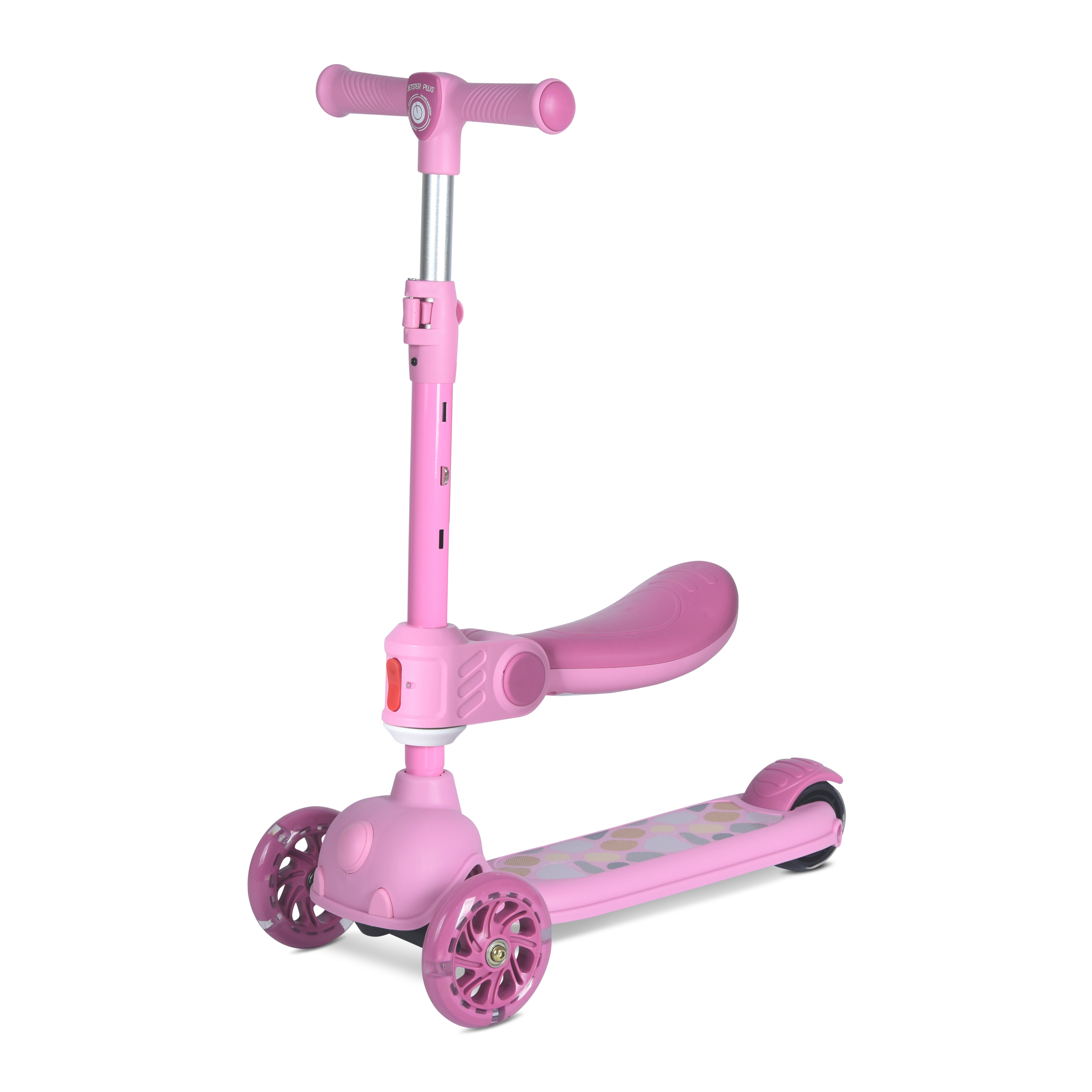 Lorelli Jetster Plus  - hulajnoga trójkołowa | Pink