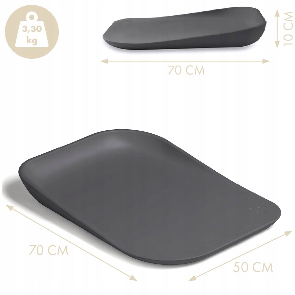 Hauck Change N Clean - przewijak piankowy | Anthracite