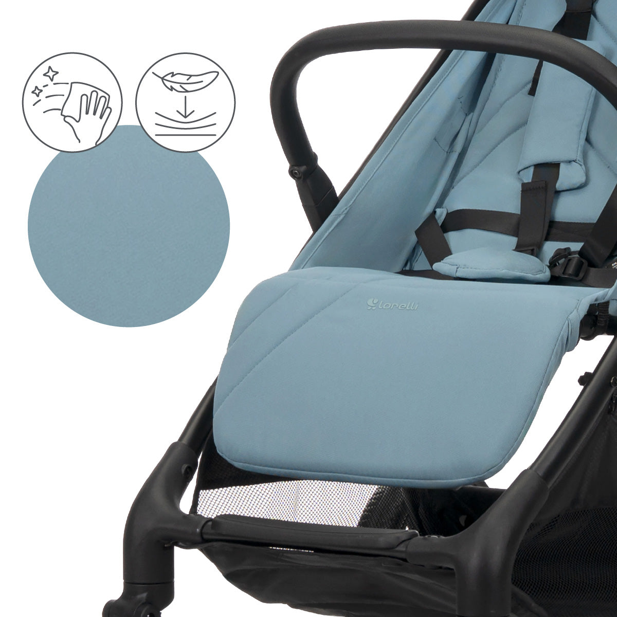Lorelli Nuvella - wózek spacerowy do 22kg | Blue