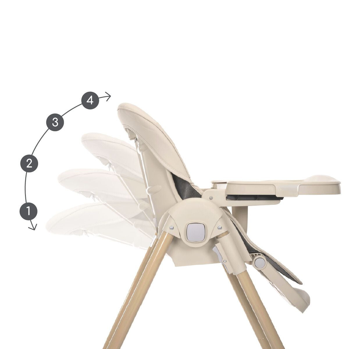 Lorelli Tummy Time - krzesełko do karmienia | Beige