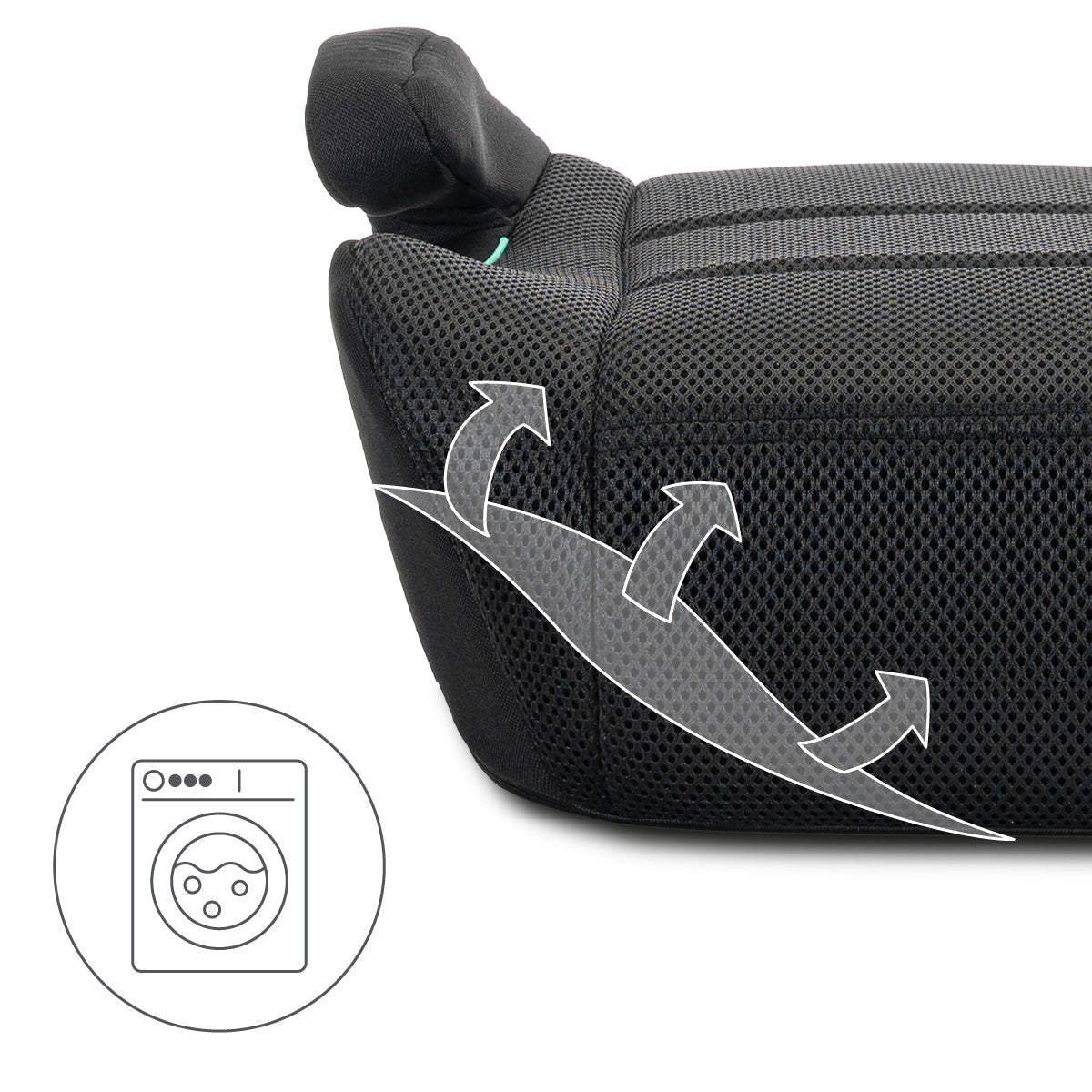 Lorelli Zen - podkładka, podwyższenie ISOFIX 125-150cm | Black