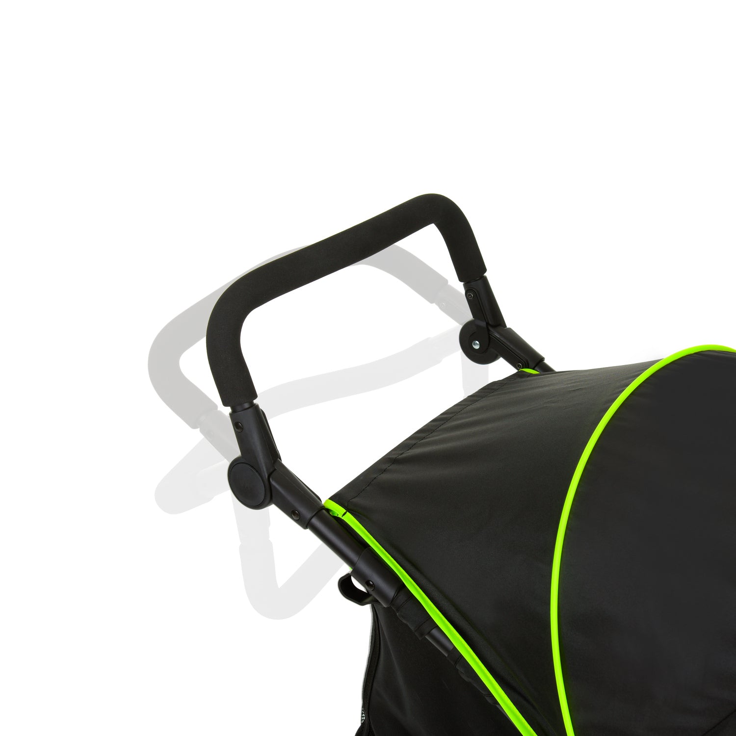Hauck Runner - wózek terenowy trójkołowy | Black/Neon yellow