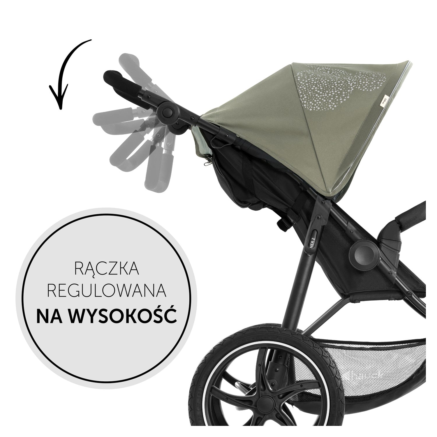 Hauck Runner 2 - wózek terenowy trójkołowy | Mickey Mouse