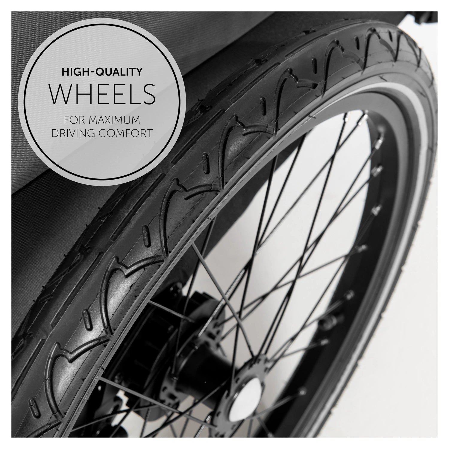 Hauck Dryk Duo - przyczepka rowerowa dwuosobowa | Grey