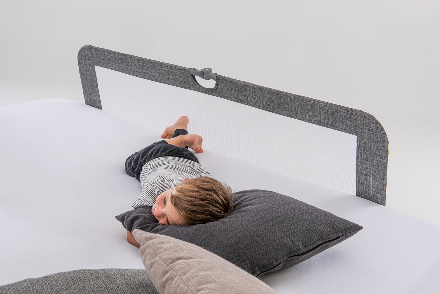 Hauck Sleep N Safe Plus XL - barierka do łóżka | Melange grey
