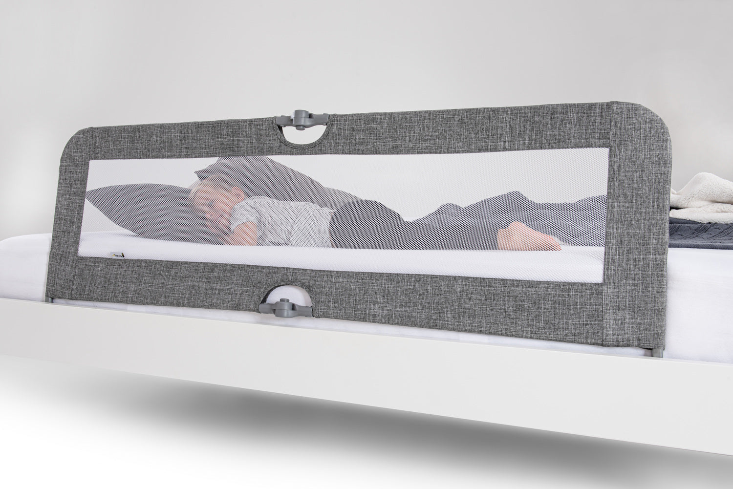 Hauck Sleep N Safe Plus XL - barierka do łóżka | Melange grey