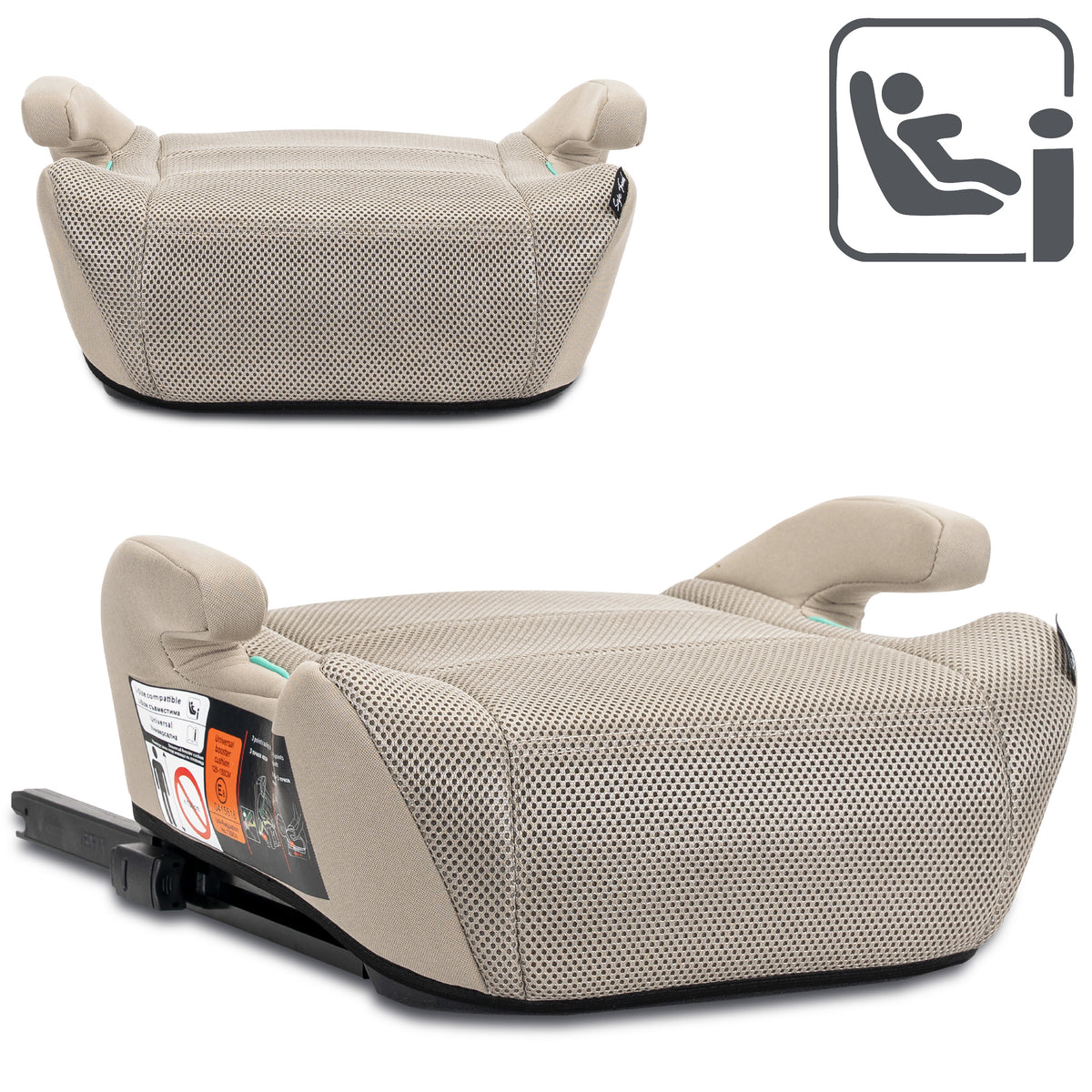 Lorelli Zen - podkładka, podwyższenie ISOFIX 125-150cm | Beige