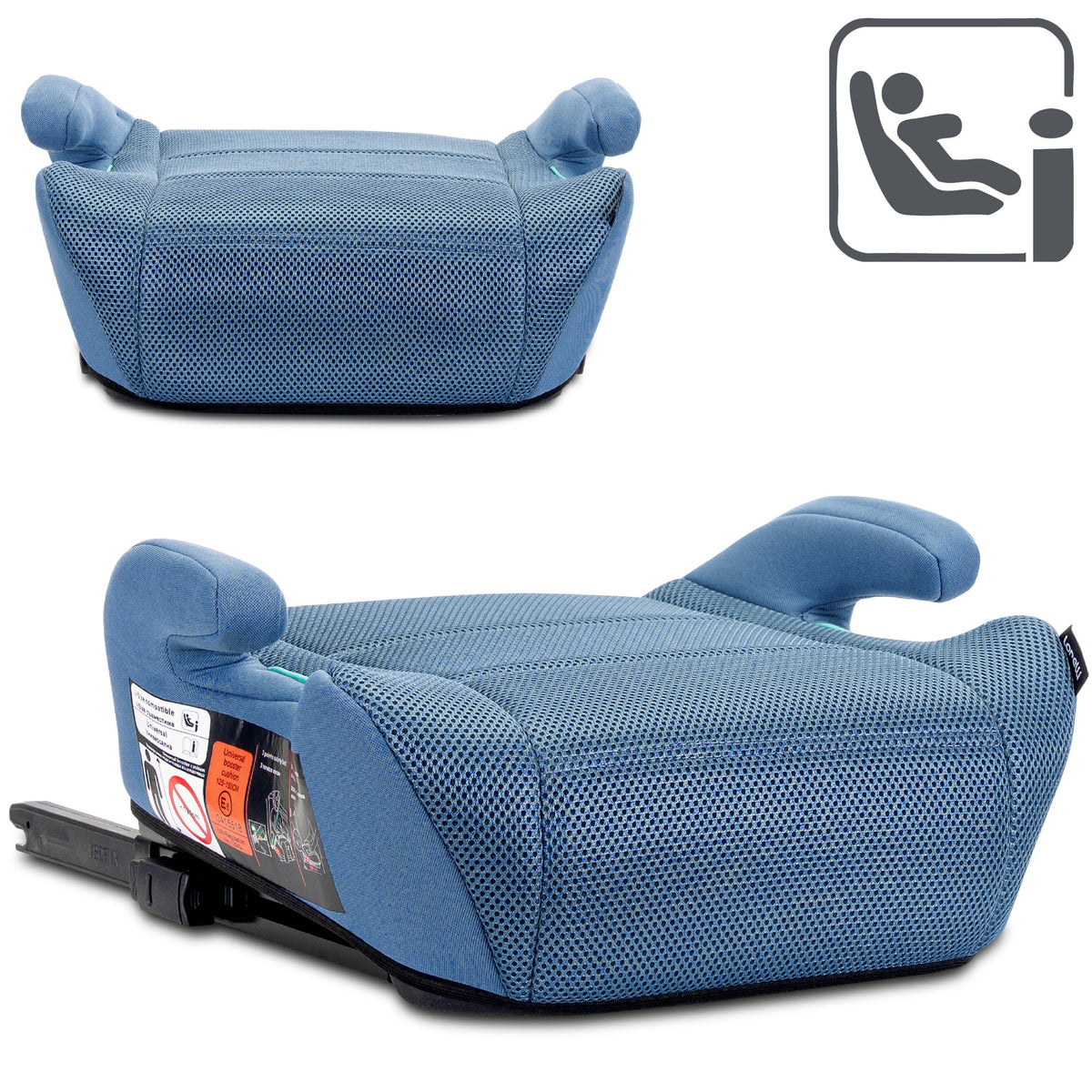 Lorelli Zen - podkładka, podwyższenie ISOFIX 125-150cm | Blue