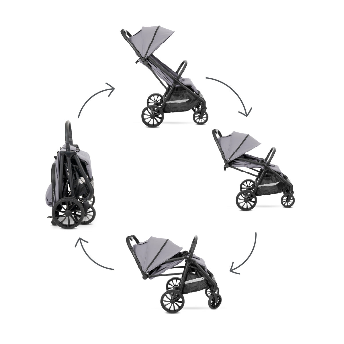 Lorelli Nuvella - wózek spacerowy do 22kg | Grey