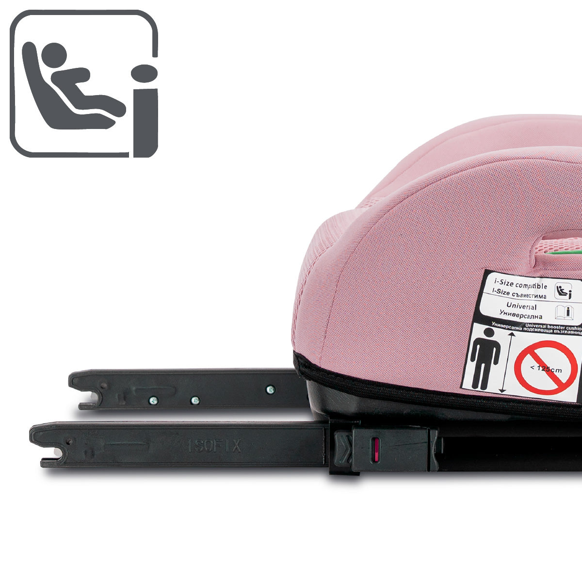 Lorelli Zen - podkładka, podwyższenie ISOFIX 125-150cm | Rose