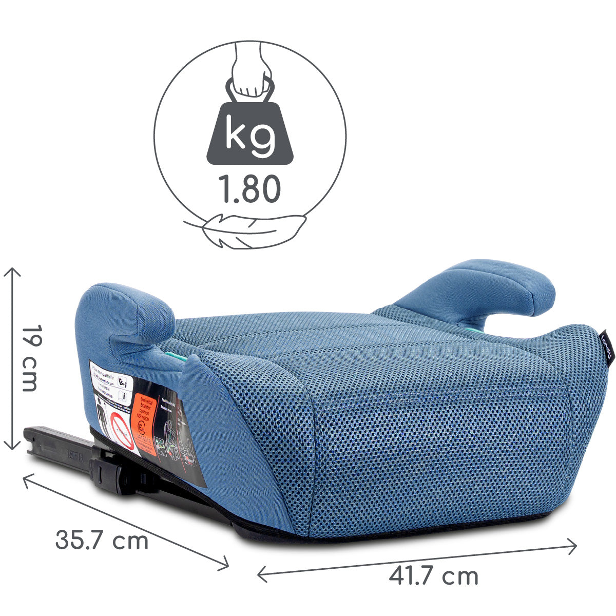 Lorelli Zen - podkładka, podwyższenie ISOFIX 125-150cm | Blue