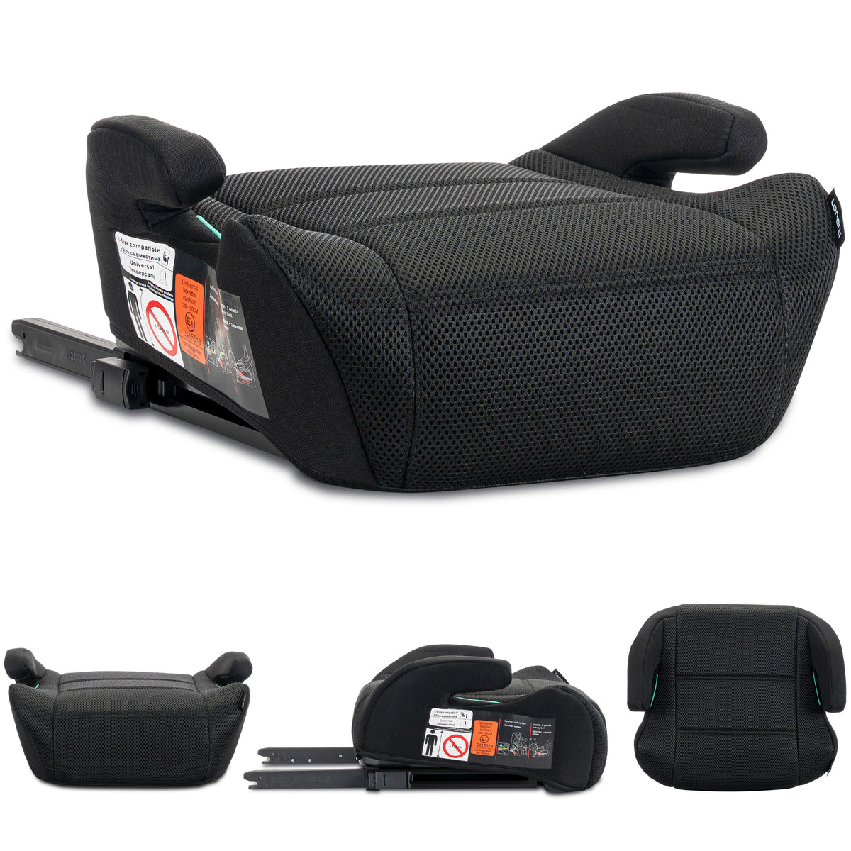 Lorelli Zen - podkładka, podwyższenie ISOFIX 125-150cm | Black
