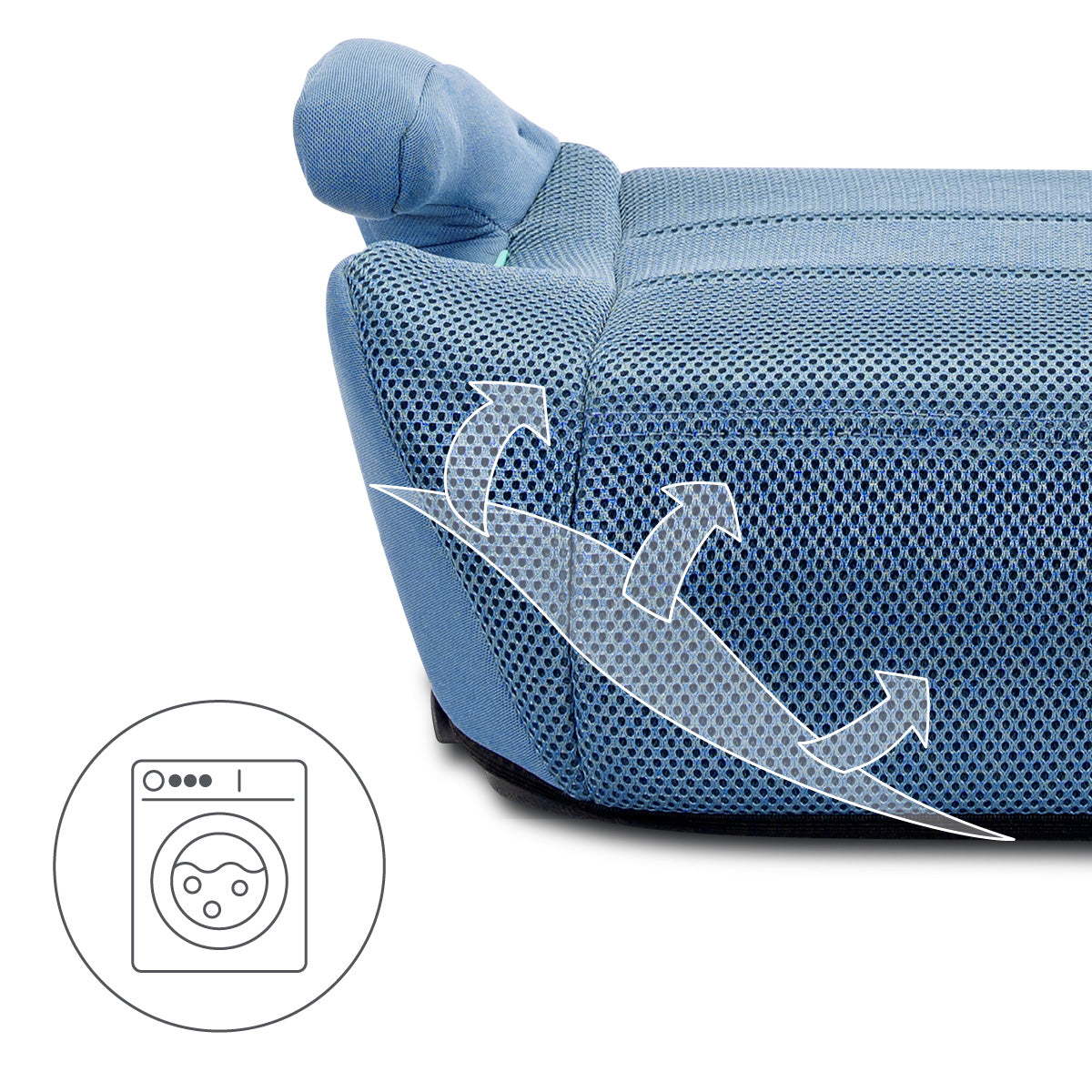 Lorelli Zen - podkładka, podwyższenie ISOFIX 125-150cm | Blue